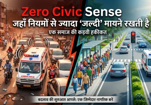 Zero civic sense