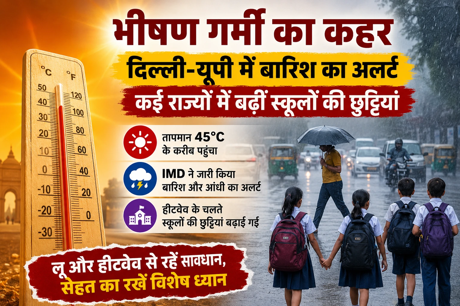 भीषण गर्मी