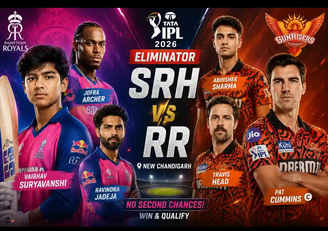 SRH vs RR Eliminator
