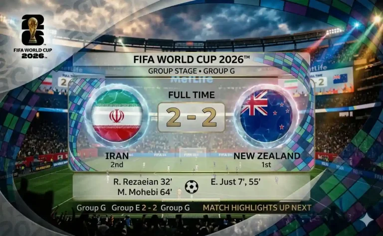 Iran vs New Zealand Match Report