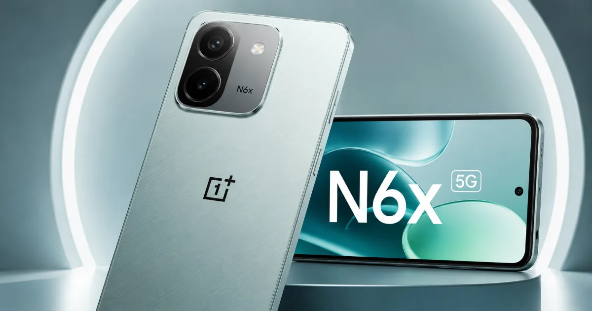 OnePlus N6x 5G भारत में लॉन्च: ₹20,000 से कम में 7000mAh बैटरी, 120Hz डिस्प्ले और दमदार फीचर्स