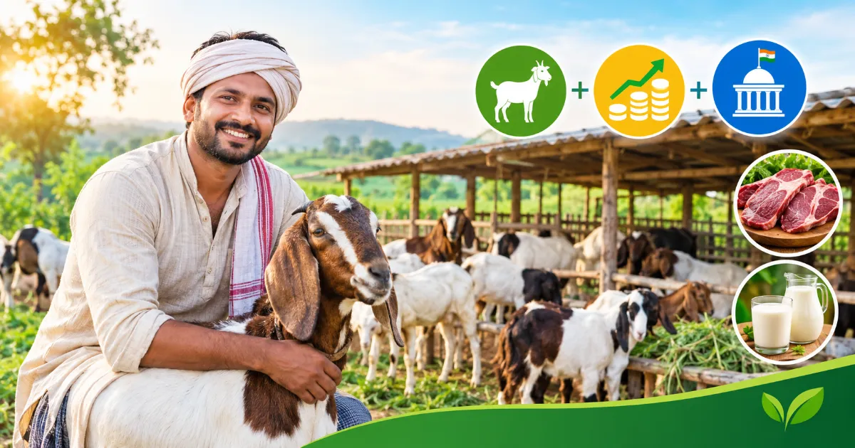 गांव की 'एटीएम मशीन' कहलाता है Goat Farming (बकरी पालन), जानें सब्सिडी और लोन की पूरी जानकारी